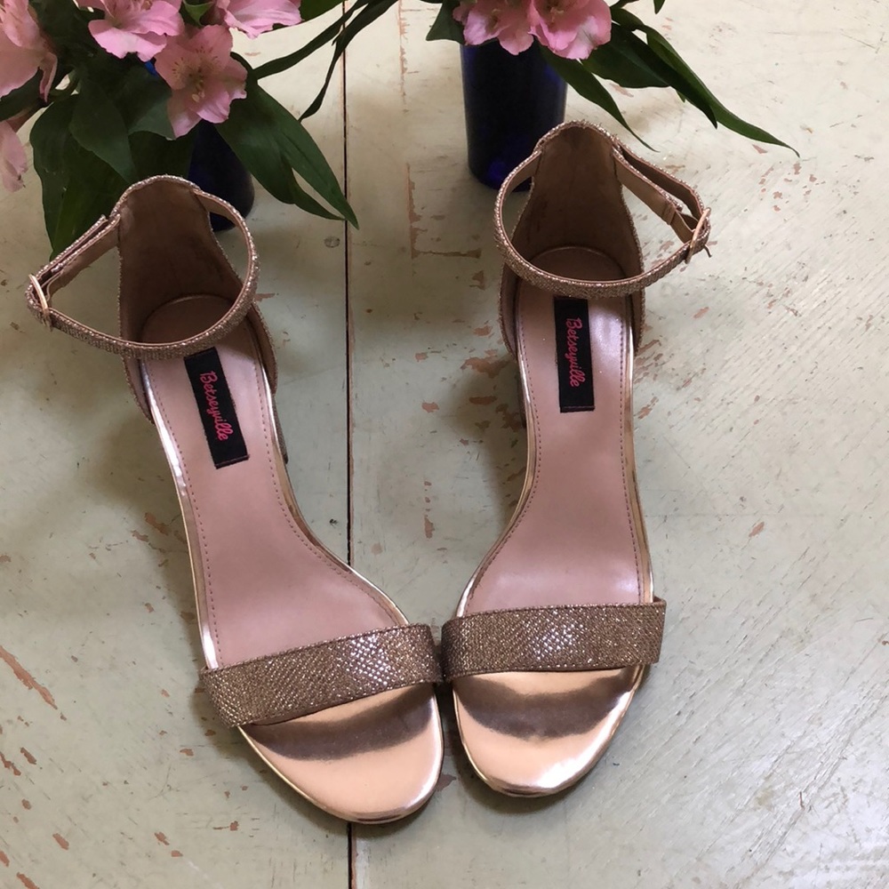 Gold Sparkly Shoes